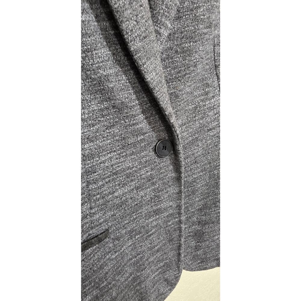 Zara Basics Medium Elbow Patch Grey Dandelion Lin… - image 4